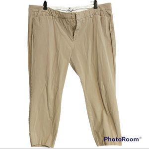 JC Penny’s capri pants in tan